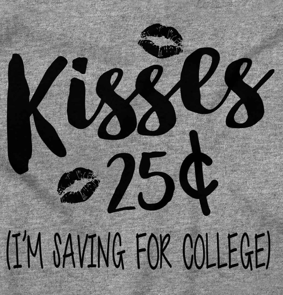 Kisses 25 Cents Romper Bodysuit-Direct To Garment Print-Brisco Baby