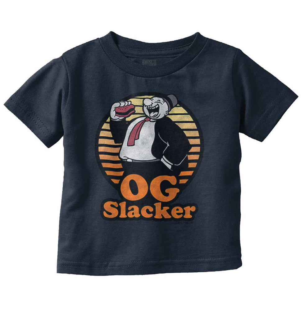 OG Slacker Infant Toddler T Shirt-Direct To Garment Print-Brisco Baby