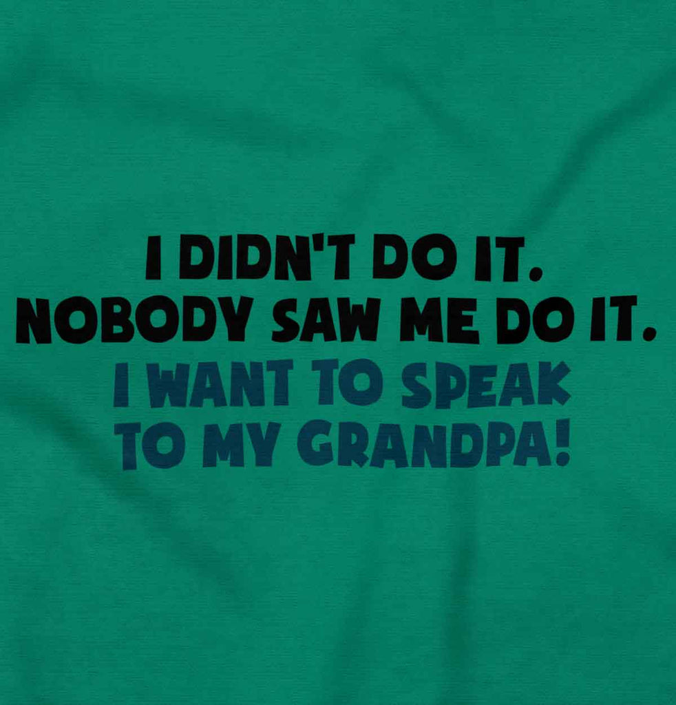 I Didn't Do It Solid Baby Pajama Top-Direct To Garment Print-Brisco Baby