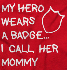 Hero Wears Badge Baby Polka Dot Skirt Dress-Direct To Garment Print-Brisco Baby