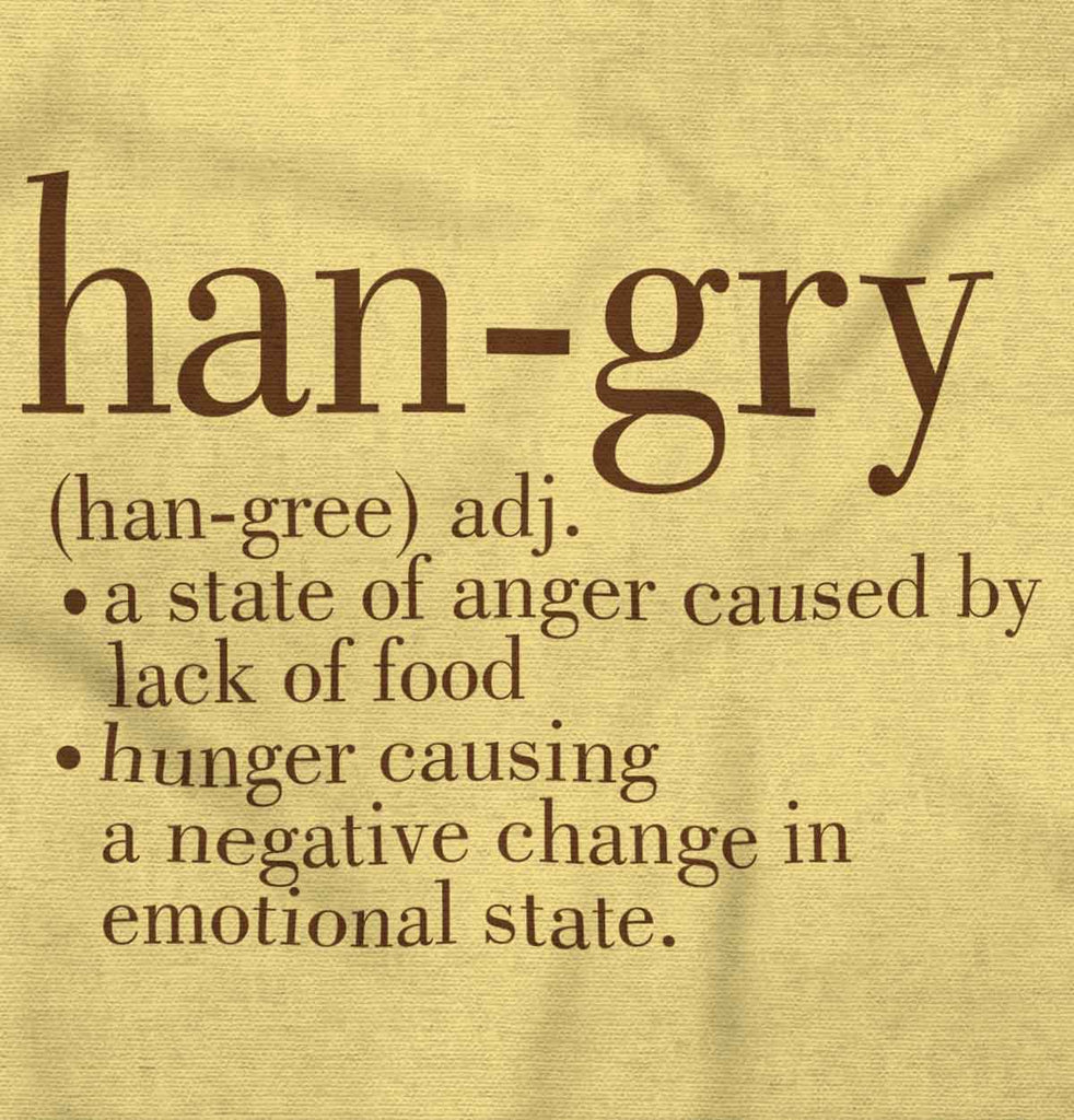 Hangry Definition Infant Toddler T Shirt-Direct To Garment Print-Brisco Baby