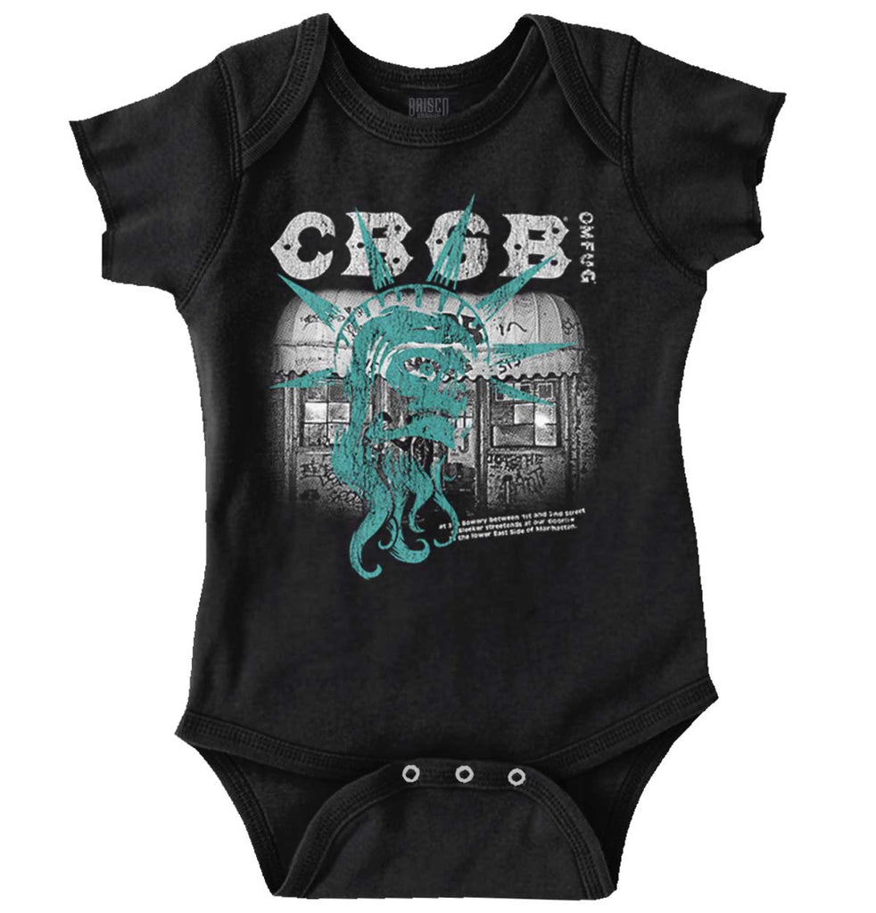 Liberty CBGB Romper Bodysuit-Direct To Garment Print-Brisco Baby