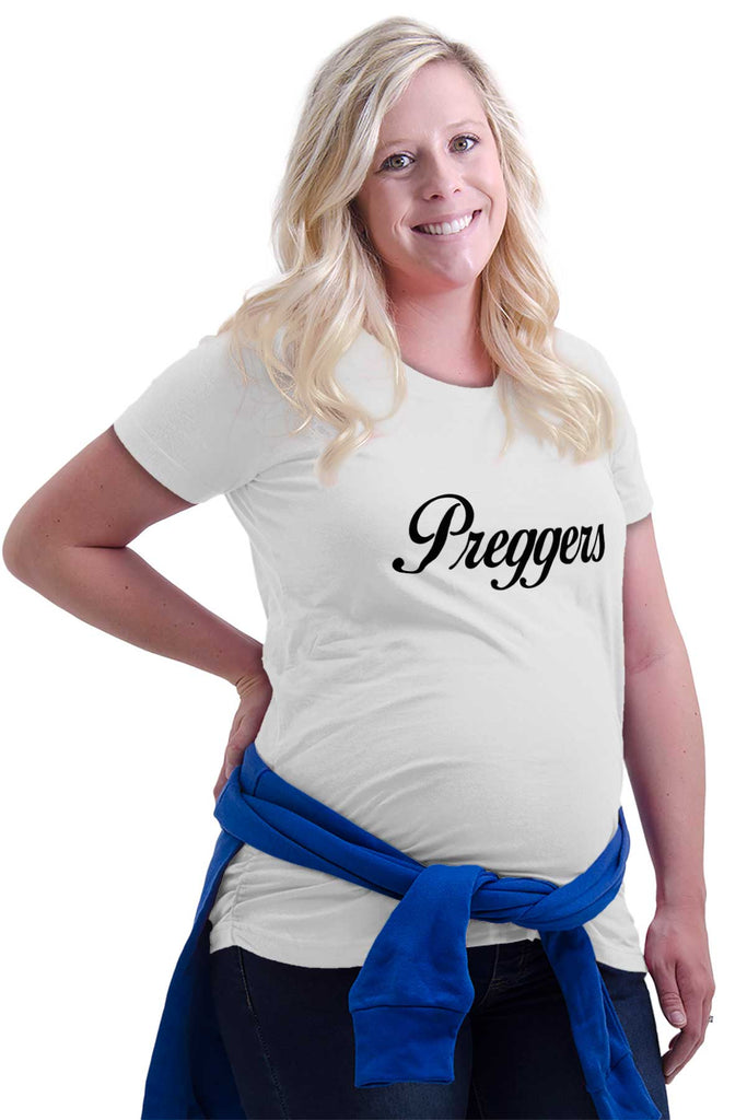 Preggers Maternity T-Shirt-Direct To Garment Print-Brisco Baby