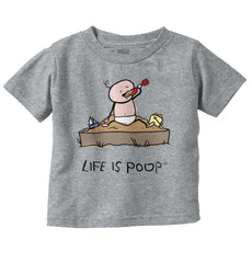 Eating Sand Infant Toddler T Shirt-Direct To Garment Print-Brisco Baby