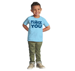 Force Be With You Infant Toddler T Shirt-Direct To Garment Print-Brisco Baby