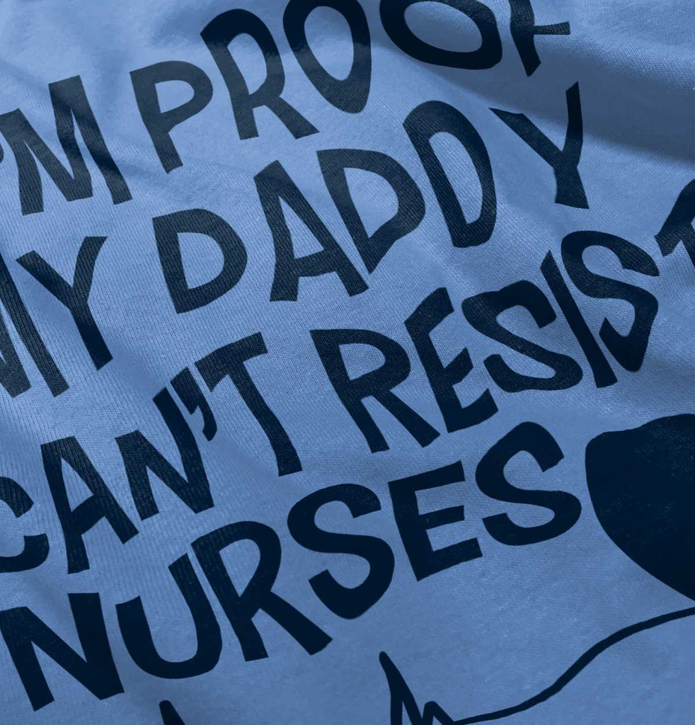 Can't Resist Nurses Toddler Baseball-Direct To Garment Print-Brisco Baby