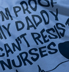 Can't Resist Nurses Toddler Baseball-Direct To Garment Print-Brisco Baby