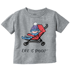 Winter Stroller Infant Toddler T Shirt-Direct To Garment Print-Brisco Baby