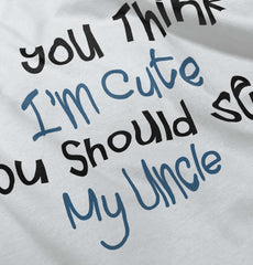 See My Uncle Romper Bodysuit-Direct To Garment Print-Brisco Baby