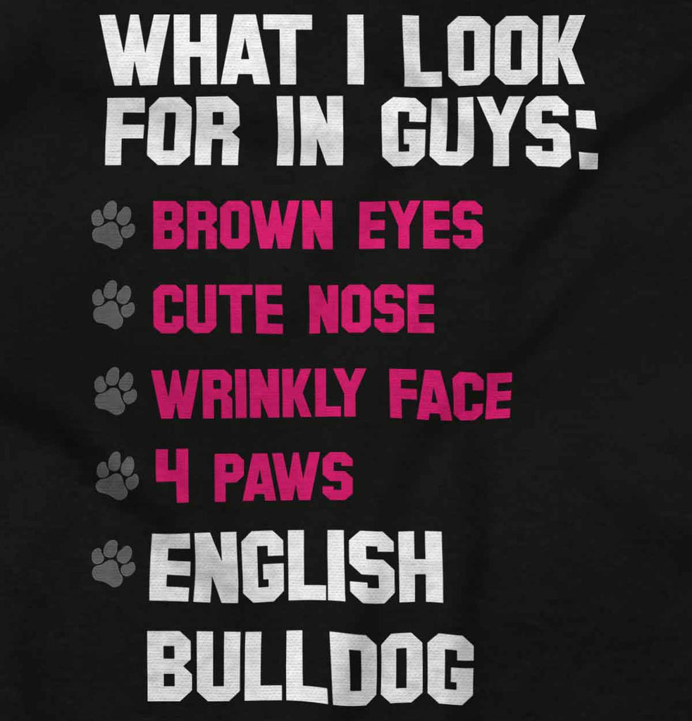 English Bulldog List Romper Bodysuit-Direct To Garment Print-Brisco Baby