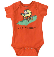 Downhill Stroller Romper-Direct To Garment Print-Brisco Baby