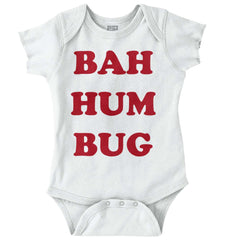 Bah Hum Bug Romper Bodysuit-Direct To Garment Print-Brisco Baby