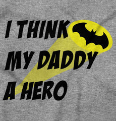 Daddy Is Batman Romper Bodysuit-Misc-Brisco Baby