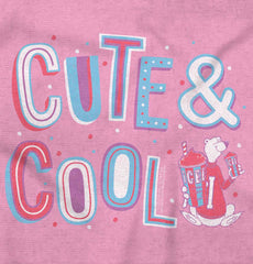 Cute & Cool Infant Toddler T Shirt-Direct To Garment Print-Brisco Baby