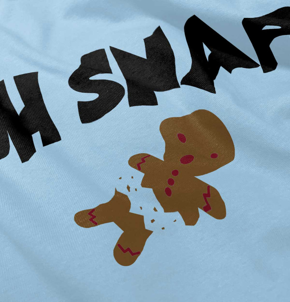 Oh Snap Gingerbread Infant Baby Bib-Direct To Garment Print-Brisco Baby