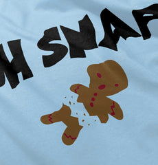 Oh Snap Gingerbread Infant Baby Bib-Direct To Garment Print-Brisco Baby