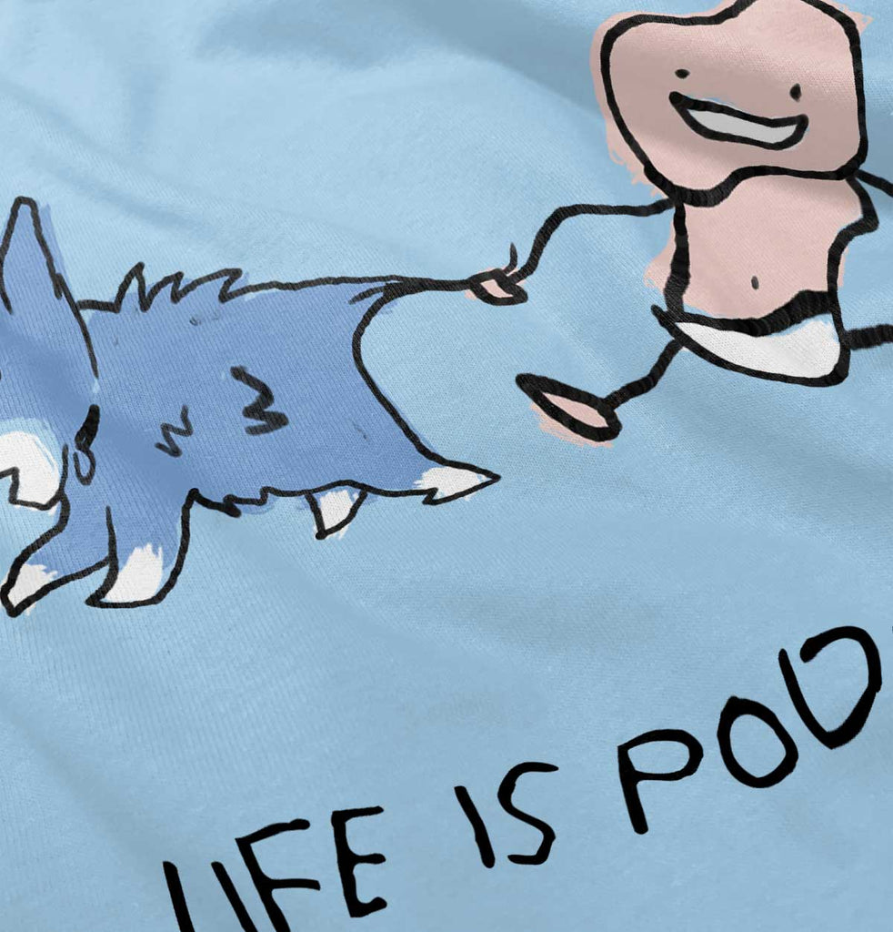 Dog Tail Romper Bodysuit-Direct To Garment Print-Brisco Baby