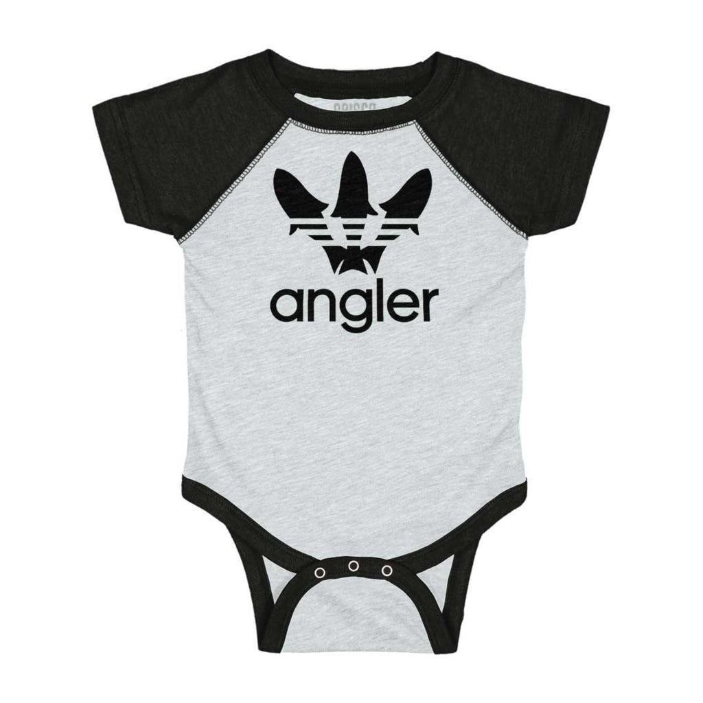 Angler Raglan Bodysuit-Direct To Garment Print-Brisco Baby