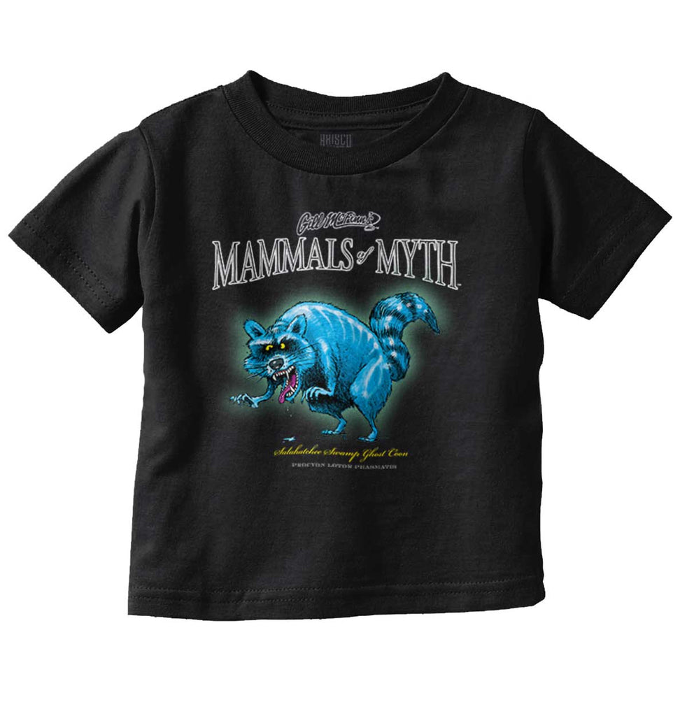 Swamp Ghost Coon Infant Toddler T Shirt-Direct To Garment Print-Brisco Baby