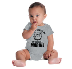 Marine Cousin Romper Bodysuit-Direct To Garment Print-Brisco Baby