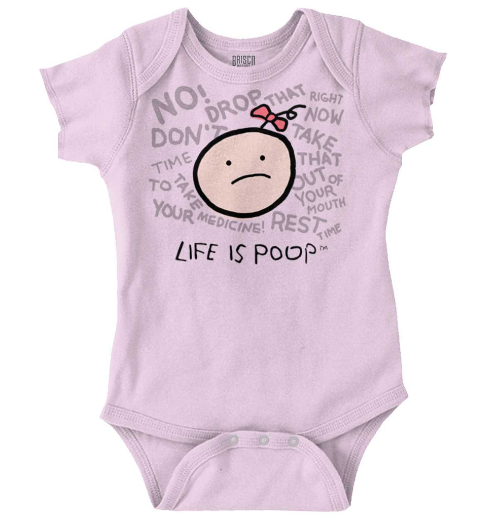 Baby Scold Romper Bodysuit-Direct To Garment Print-Brisco Baby