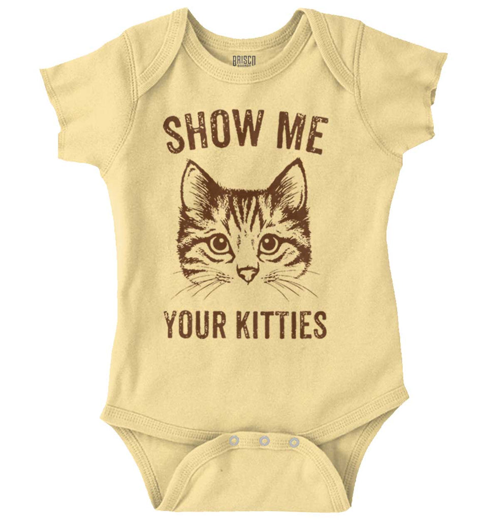 Your Kitties Romper Bodysuit-Direct To Garment Print-Brisco Baby