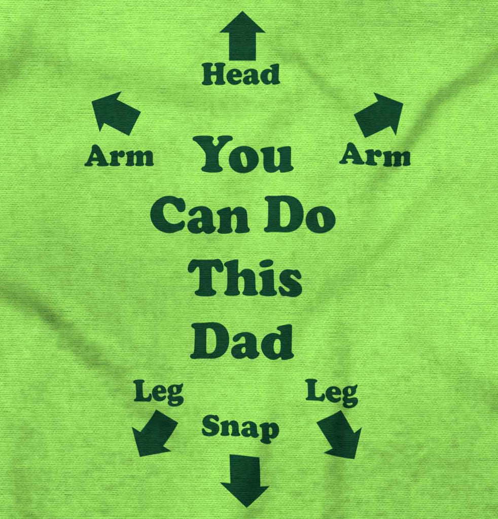 You Can Do This Romper Bodysuit-Direct To Garment Print-Brisco Baby