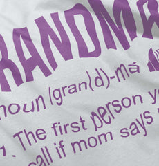 Grandma Toddler Ruffle Bottom Tee-Direct To Garment Print-Brisco Baby