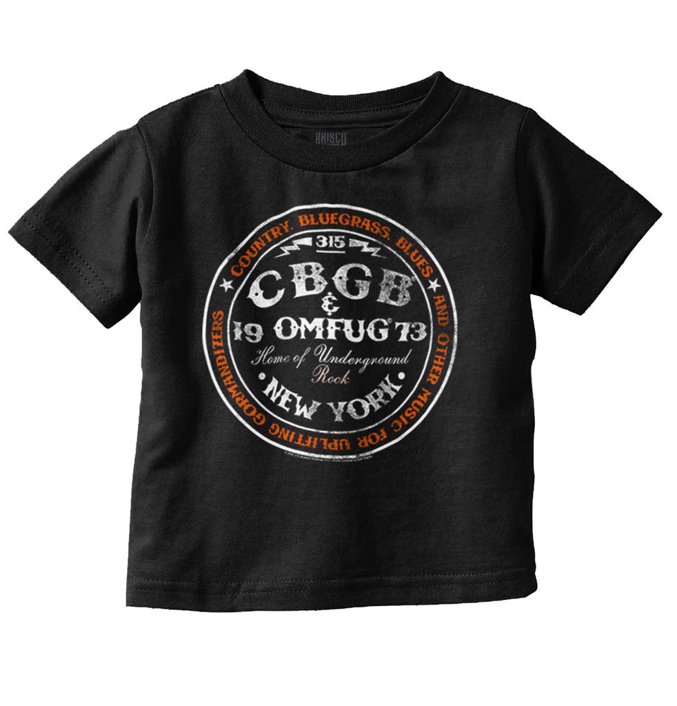 CBGB New York Infant Toddler T Shirt-Direct To Garment Print-Brisco Baby