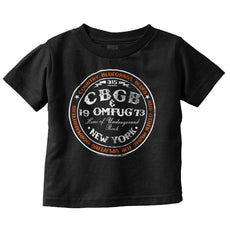 CBGB New York Infant Toddler T Shirt-Direct To Garment Print-Brisco Baby