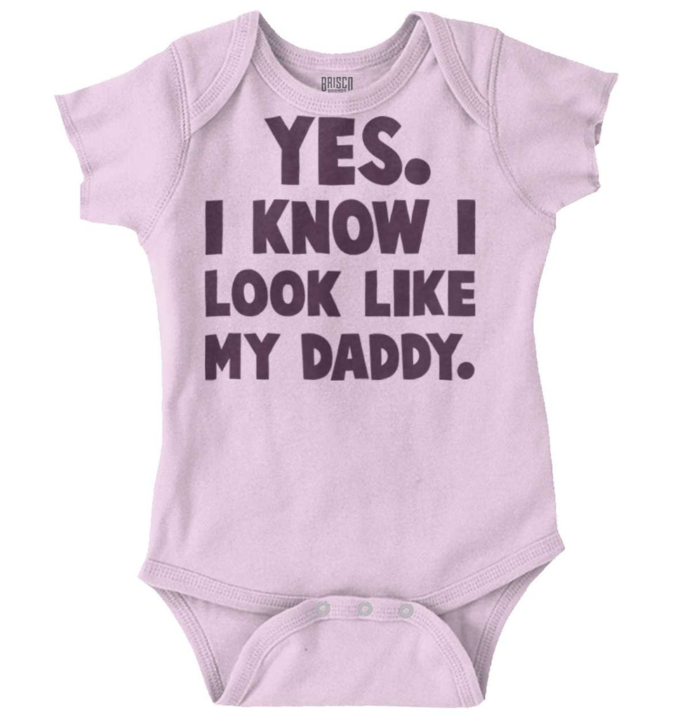 Look Like Daddy Romper Bodysuit-Direct To Garment Print-Brisco Baby