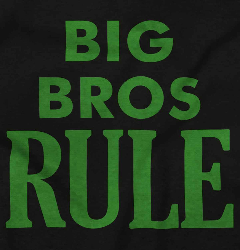 Big Bros Rule Infant Toddler T Shirt-Direct To Garment Print-Brisco Baby