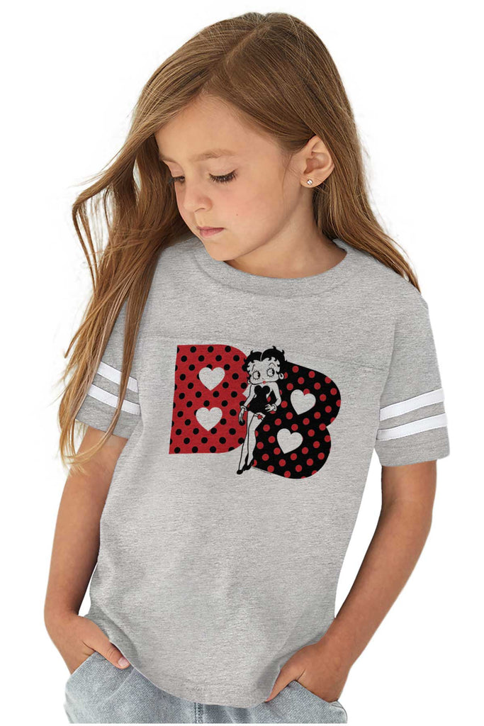BB Toddler Football Jersey Tee-Direct To Garment Print-Brisco Baby
