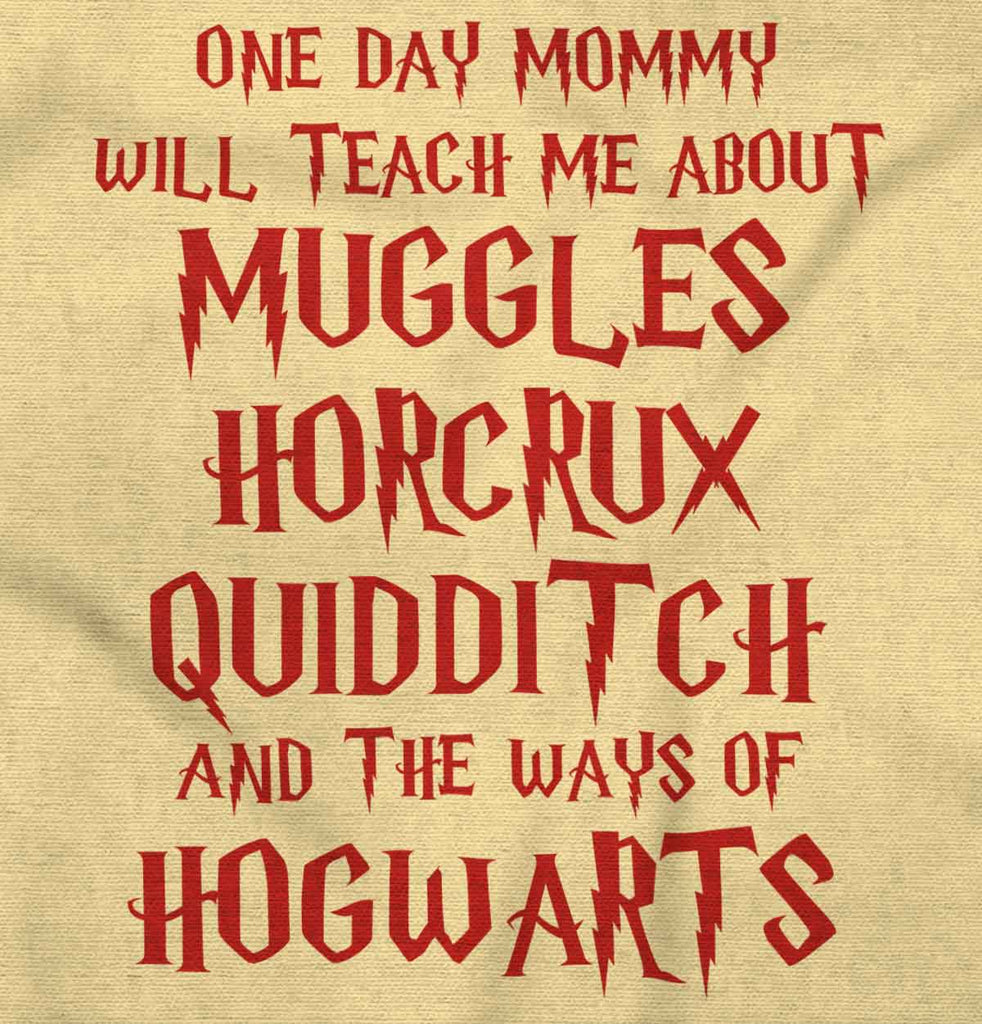 Muggles Horcrux Quidditch Romper Bodysuit-Direct To Garment Print-Brisco Baby