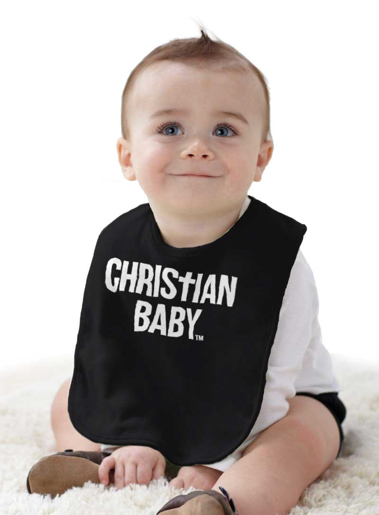 Christian Baby Infant Baby Bib-Direct To Garment Print-Brisco Baby