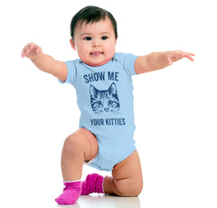 Your Kitties Romper Bodysuit-Direct To Garment Print-Brisco Baby