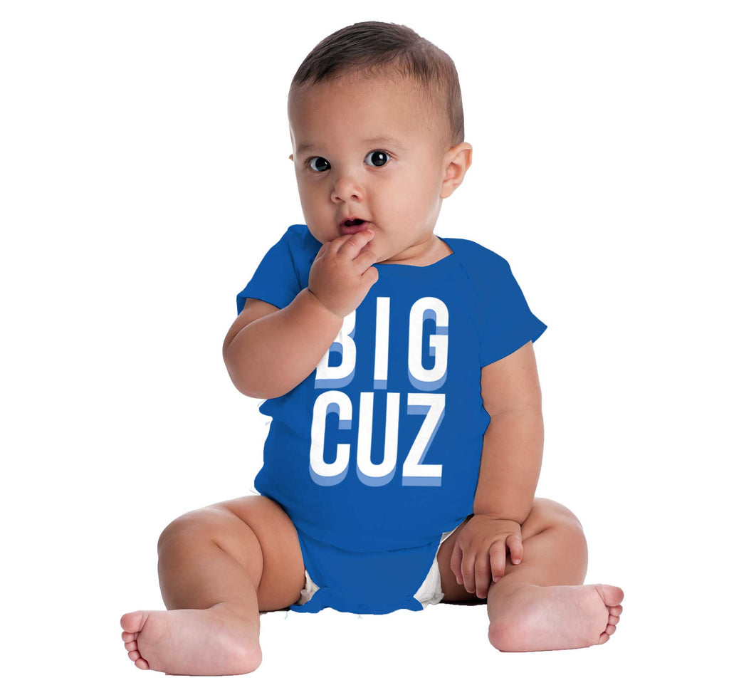 Big Cuz Romper Bodysuit-Direct To Garment Print-Brisco Baby