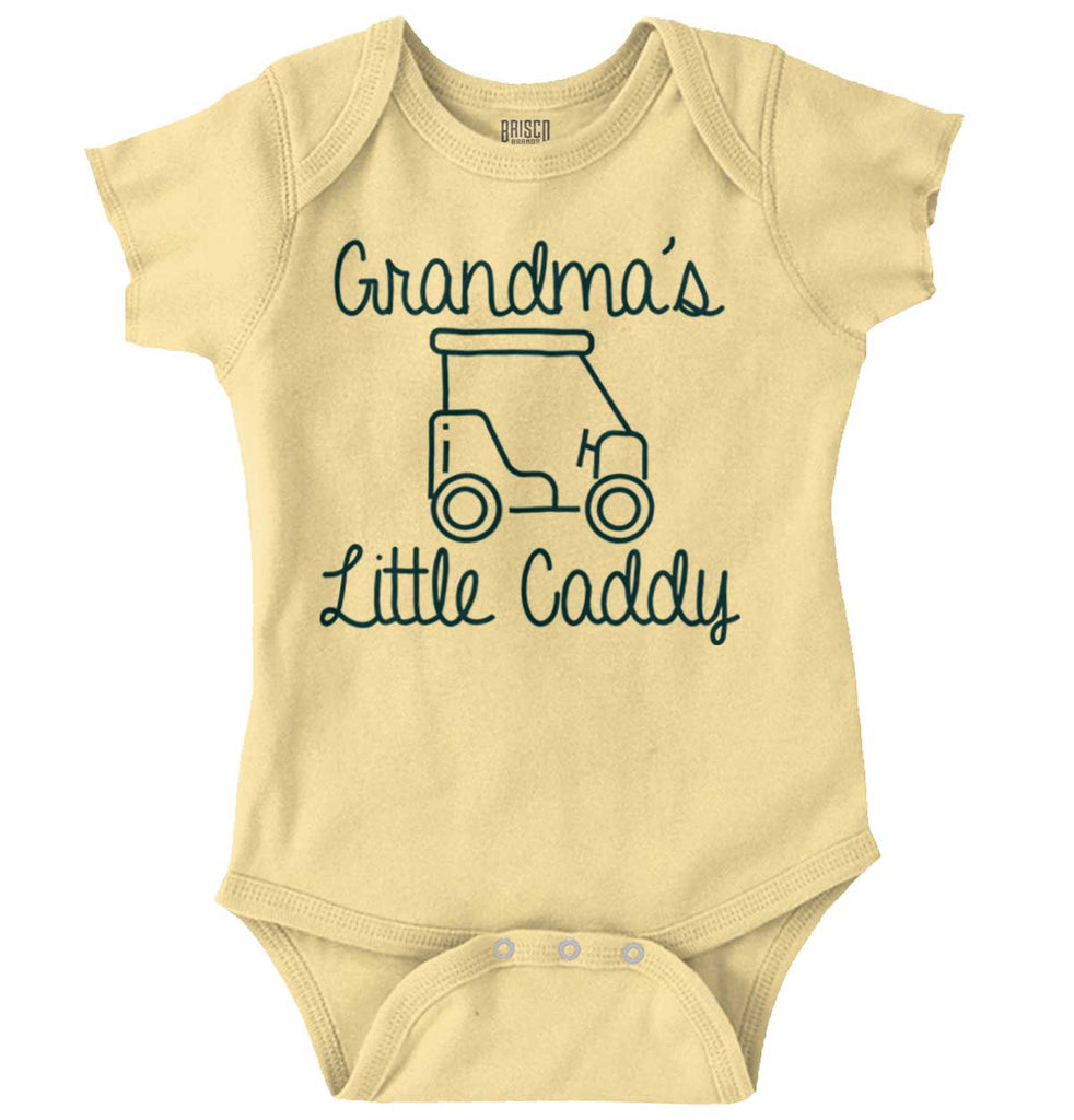 Grandma's Little Caddy Romper Bodysuit-Direct To Garment Print-Brisco Baby