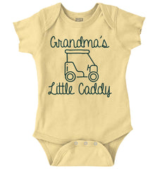 Grandma's Little Caddy Romper Bodysuit-Direct To Garment Print-Brisco Baby
