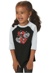 Betty Love Toddler Baseball-Direct To Garment Print-Brisco Baby