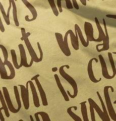 Aunt is Single Infant Toddler T Shirt-Direct To Garment Print-Brisco Baby