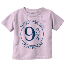 Meet Platform 9 3/4 Infant Toddler T Shirt-Direct To Garment Print-Brisco Baby