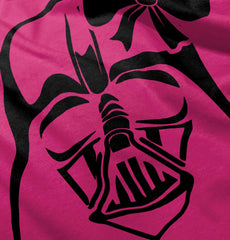 Pink Darth Vader Romper Bodysuit-Direct To Garment Print-Brisco Baby