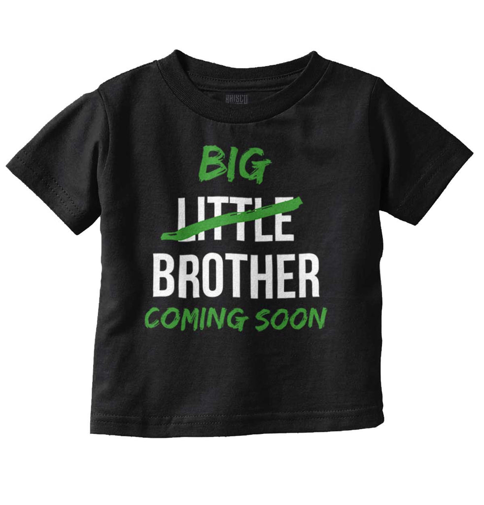 Big Brother Coming Soon Infant Toddler T Shirt-Direct To Garment Print-Brisco Baby