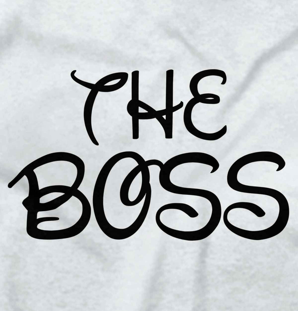 The Boss Romper Bodysuit-Direct To Garment Print-Brisco Baby