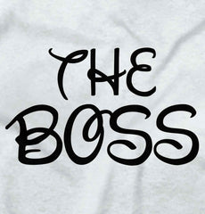 The Boss Romper Bodysuit-Direct To Garment Print-Brisco Baby