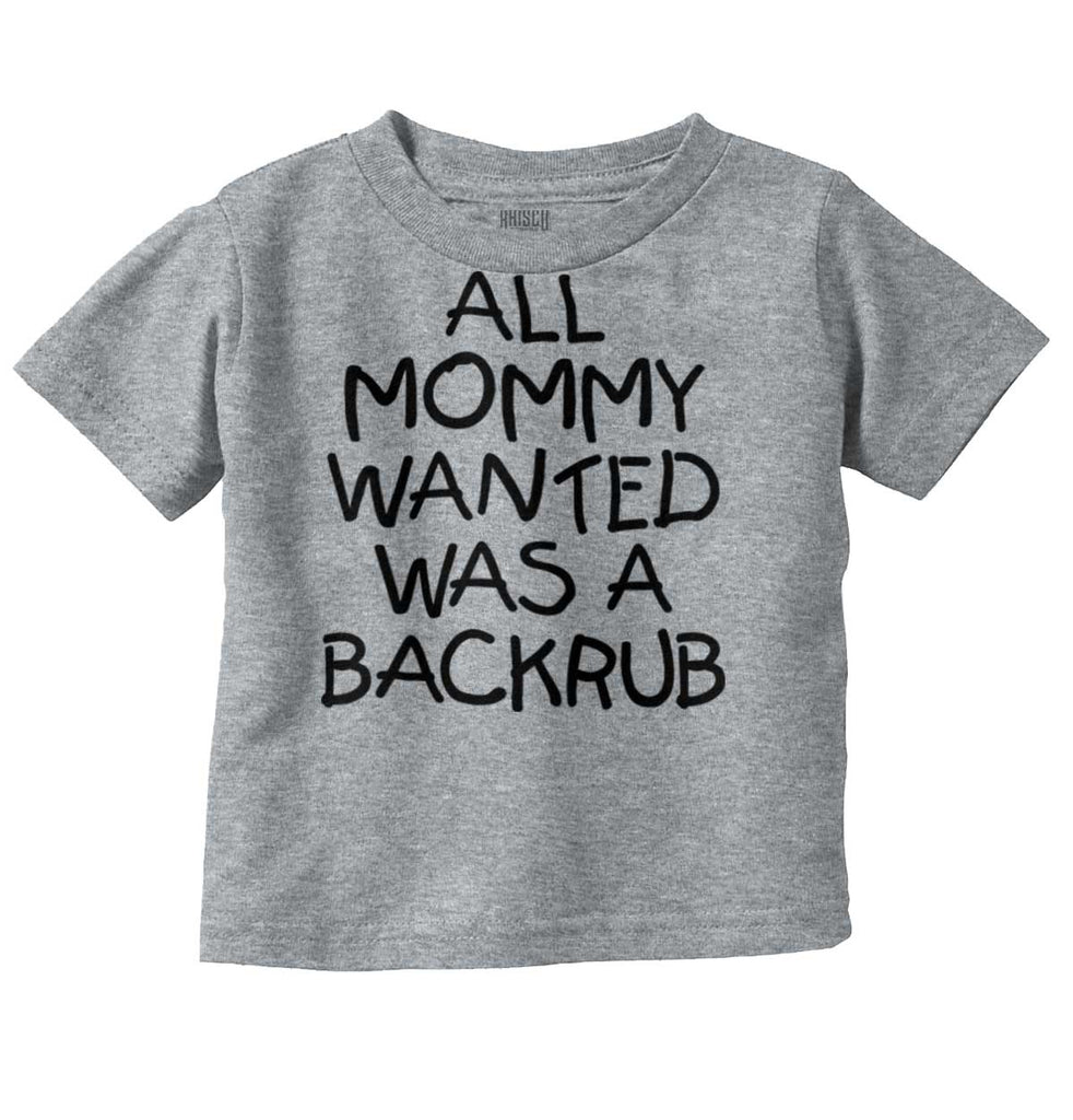 Backrub Infant Toddler T Shirt-Direct To Garment Print-Brisco Baby