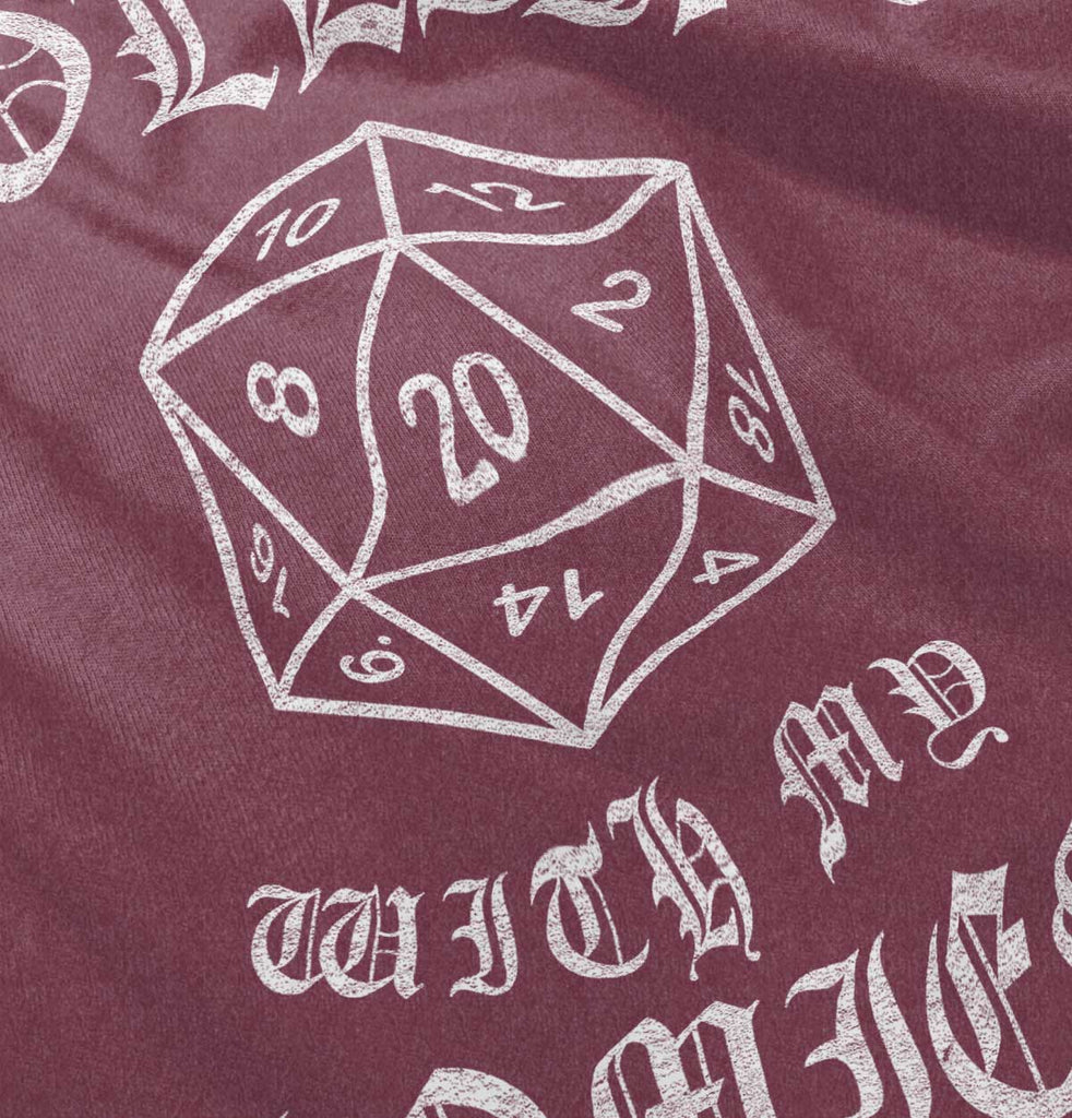 Rolling With My Homies Dungeons Toddler Football Jersey Tee-Direct To Garment Print-Brisco Baby