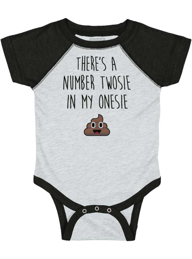 Twosie in Onesie Raglan Romper Bodysuit-Direct To Garment Print-Brisco Baby