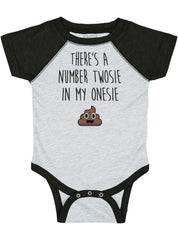 Twosie in Onesie Raglan Romper Bodysuit-Direct To Garment Print-Brisco Baby